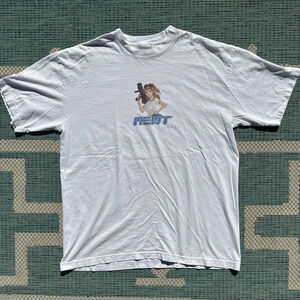 Mewt Jet Bent Lee Anime Girl Graphic Tee size Large